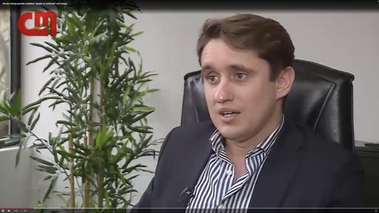 Declaração de Alexandre Pontes sobre disputa internacional de responsabilidades parentais.